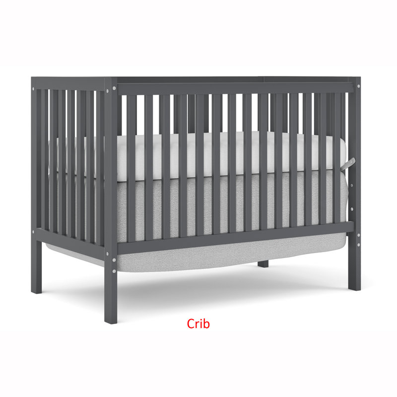 Harriet Bee Janeesha 5 In 1 Convertible Crib Reviews Wayfair